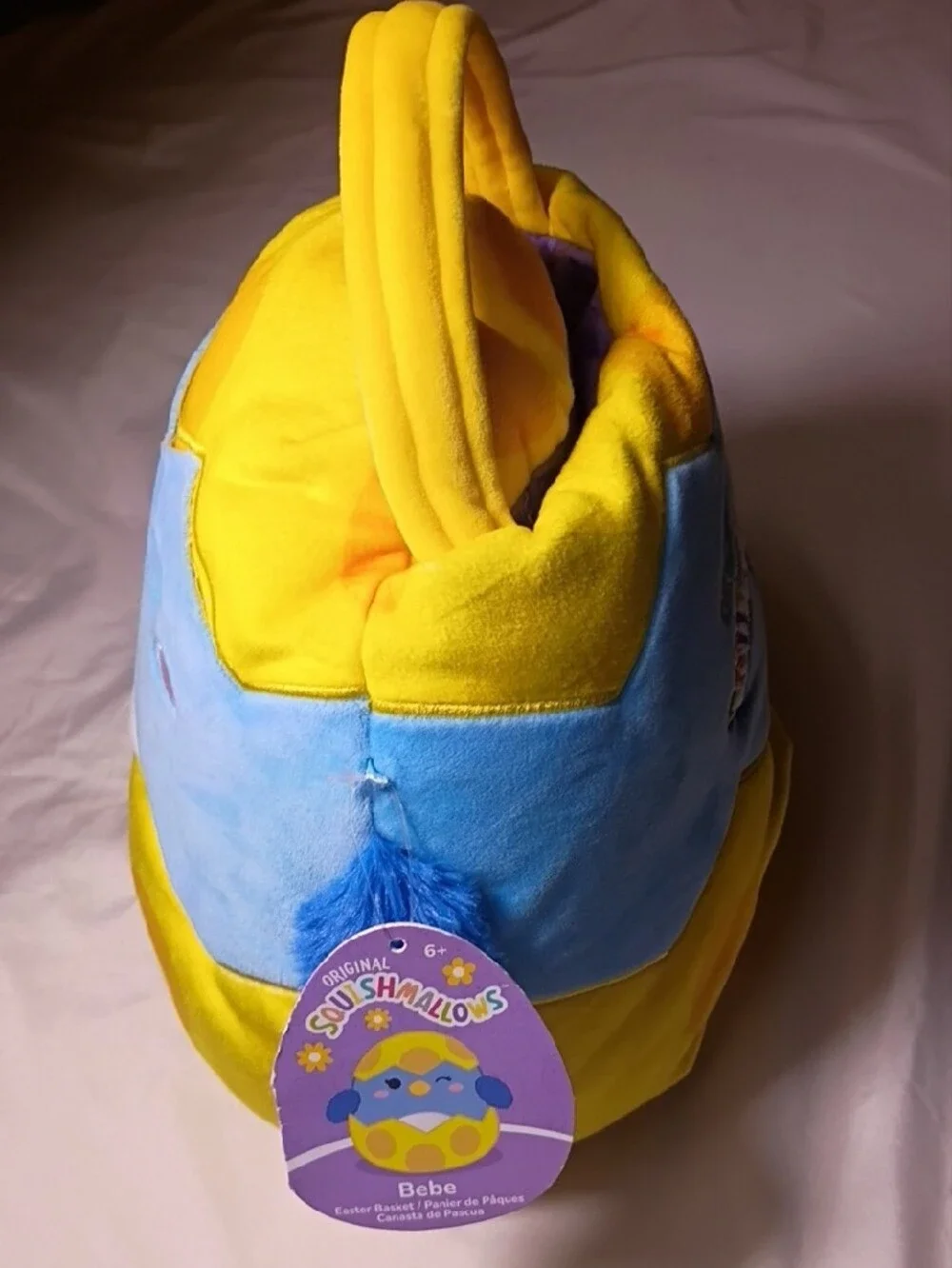 Squishmallows Yellow & Blue Chick Plush Handbag